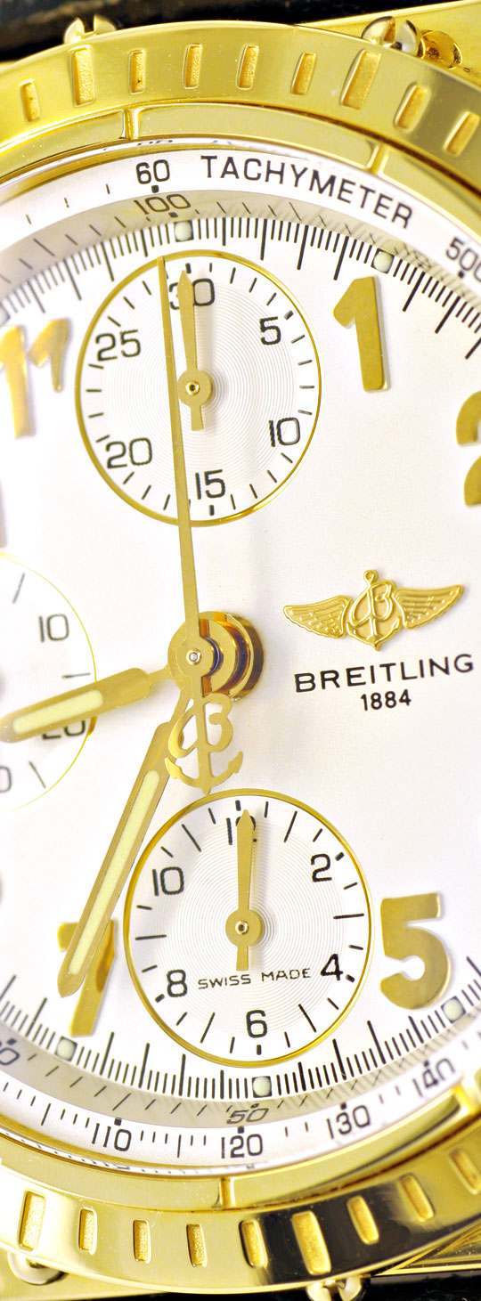Foto 3 - Breitling Chronomat Windrider Gelbgold HerrenArmbanduhr, U1064