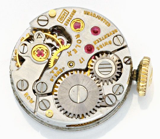 Foto 3 - Rolex Damen-Armband-Uhr 0,16ct Brillanten 14K Gelb Gold, U2126